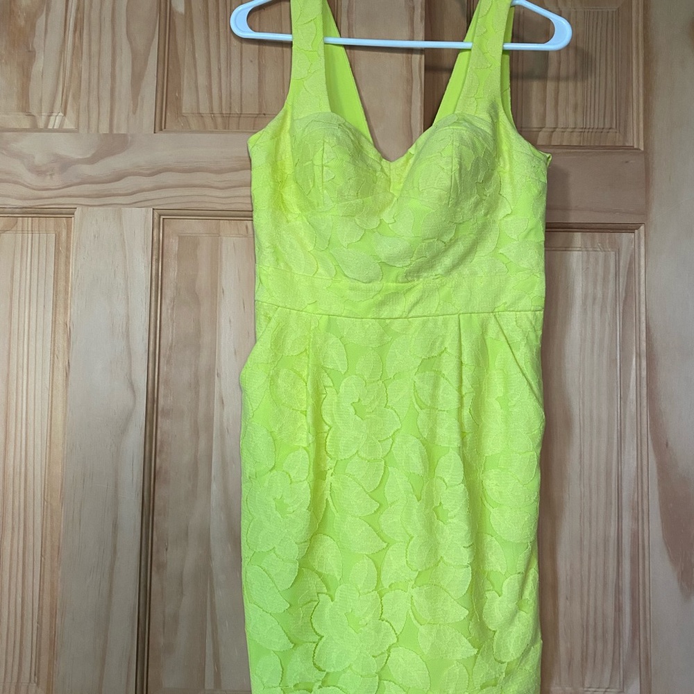 BCBG Generation Neon Lace Dress